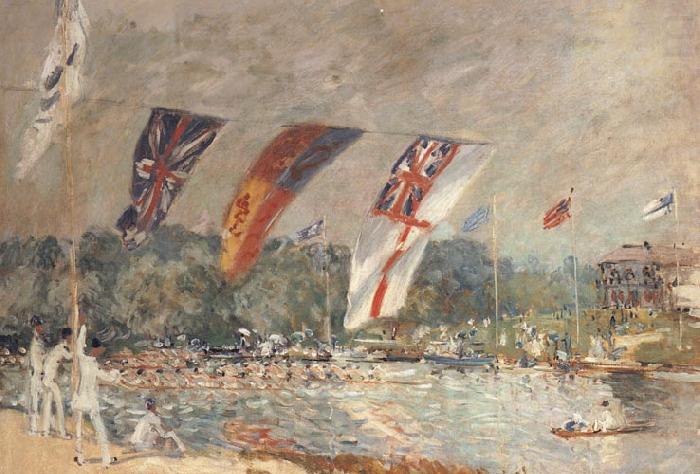 Regattas at Molesey, Alfred Sisley